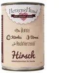 Herzenshund Hirsch mit Bio Quinoa | 12x400g Hundefutter