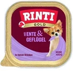 RINTI Gold mini Ente & Gefl&uuml;gel | 16x 100g Hundenassfutter