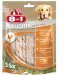 8in1 Delights Twisted Sticks | 35 St&uuml;ck Kaustangen f&uuml;r Hunde