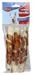 Trixie Denta Fun Kaurollen, Huhn 17 cm, 3 St. | 140 g Hundesnack