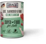 MACs Cat Ente, Kaninchen, Rind | 6x 400g Katzenfutter nass