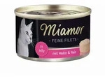 MIAMOR Feine Filets Huhn & Reis | 24x 100g Katzenfutter nass
