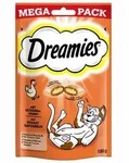 Dreamies Cat mit Huhn Mega Pack | 4x 180g Katzensnack