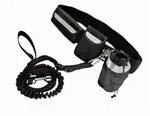 Trixie Bauchgurt mit Leine | bis 40 kg, schwarz