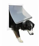 Trixie 2 Wege Freilauft&uuml;r f&uuml;r Hunde| M bis XL, wei&szlig;