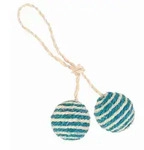 Trixie 2 B&auml;lle am Seil | Sisal 4,5 cm Katzenspielzeug