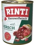 RINTI Kennerfleisch Hirsch | 12x 800g Hundefutter nass