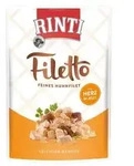 Rinti Filetto Jelly Huhn & H&uuml;hnerherz | 24 x 100g Hundefutter