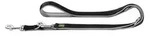 Hunter verstell. F&uuml;hrleine Neopren schwarz/grau | 2m x 20mm Hundeleine
