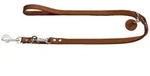 Hunter verstellbare F&uuml;hrleine cognac | 20mm x 200cm Hundeleine