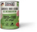 MACs Dog Kaninchen, Rind & Gem&uuml;se | 6x 800g Hundefutter nass