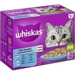 Whiskas Multipack 1+ Fisch Auswahl in Gelee | 48x 85g