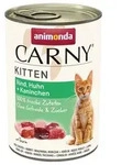 Animonda Carny Kitten Rind, Huhn & Kaninchen | 12x 400g