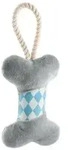 Hunter Salima Knochen grau | 18 cm Hundespielzeug