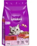 Whiskas Katzen Trockenfutter Adult 1+ mit Rind | 3,8kg
