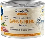 Sanabelle mit Gans & Huhn | 6 x 180g Katzenfutter nass