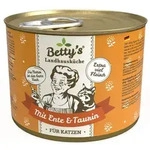 Bettys Landhausk&uuml;che Katzenfutter mit Ente | 6x 200g