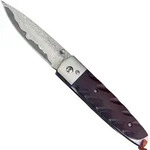 Damast Einhandtaschenmesser aus Sandelholz
