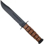 KA-Bar USMC Kampfmesser mit Wellenschliff
