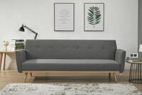SalesFever Schlafsofa Strukturstoff 395622