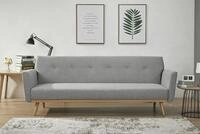 SalesFever Schlafsofa Strukturstoff 395615