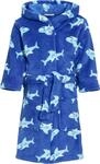 Playshoes Fleece-Bademantel Hai 340145