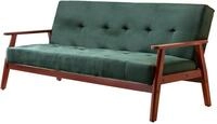 SalesFever Schlafsofa skandinavisch Samt 389621