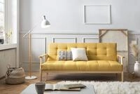 SalesFever Schlafsofa skandinavisch Strukturstoff 393819