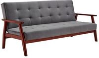 SalesFever Schlafsofa skandinavisch Samt 393833