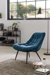SalesFever Loungesessel XXL Samt Metall 390542