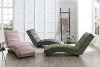 SalesFever Chaiselongue Samt 387542