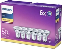 Philips 58601300, Philips LED-Lampe LEDClassic 50W GU10 WW 36D ND (6er Pack),