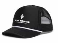 Flat Bill Trucker Hat Unisex - Black Diamond 328547