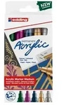 Edding Acrylmarker Acrylic 5100 Mittel metallic 5er Set