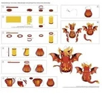 URSUS Laternen-Bastelset "Drache"