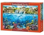 Castorland 1500 Piece Jigsaw Puzzles, Pirate Island, Ocean and Coral Life, Adult