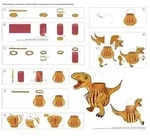 URSUS Laternen-Bastelset "T-Rex"