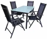 5 tlg. Gartenset Sitzgruppe Tisch St&uuml;hle 140 MA