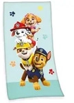 Paw Patrol 6132432516 - Velourstuch , 75x150 cm, 100% Baumwolle