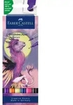 Faber-Castell Tuschestift Dual Marker Goldfaber Aqua, Fantasy, 6er Set