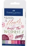 Faber-Castell Tuschestifte Pitt Artist Pens Hand Lettering, Pinkt&ouml;ne, 8er Etui
