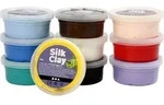 Creativ Company Silk Clay&reg;, Basic 1, sortierte Farben, 10x40 g