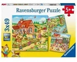 Puzzle Ravensburger Ferien auf dem Land 3 X 49 Teile