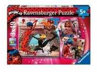 Ravensburger 05189 - Miraculous, Unsere Helden Ladybug und Cat Noir, Kinderpuzzle,
