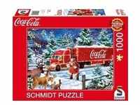 Schmidt 57598 - Coca Cola: Christmas Truck, Puzzle, 1000 Teile
