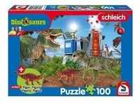 Schmidt 56462 - Schleich, Dinosaurs, Dinosaurier der Urzeit, Kinderpuzzle mit