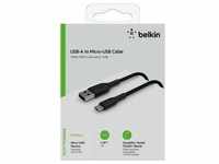 Belkin Micro-USB-Kabel ummantelt 1m schwarz CAB007bt1MBK