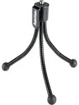 Hama Flexi M Ministativ 1/4 Zoll Arbeitsh&ouml;he=7 - 10cm Schwarz F&uuml;r Smartphones und