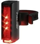 FISCHER FAHRRAD Fahrrad-R&uuml;cklicht PLUS TWIN STOP LED Schwarz