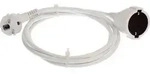 AS Schwabe 50201 Strom Verl&auml;ngerungskabel 16A Wei&szlig; 2.00m H05VV-F 3G 1,5mm2